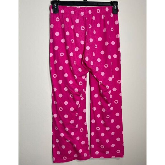 Disney Minnie Mouse Women's Pink Polka Dot Pajama Capris - Picture 6 of 9